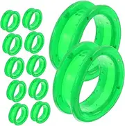 12pcs Soft Silicone Pet Grooming Scissor Rings Dog Grooming Shear Finger Colorful Scissors Handheld for Hairdressing Comfortable Fit Enhanced Grip Variety of Colors