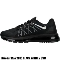 在飛比找蝦皮購物優惠-NIKE Air Max 2015 Blk White 二手