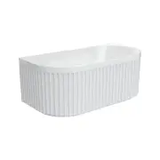 Eleanor Fluted 1500mm Back to Wall Bath