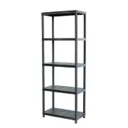 QLD NEW 5 Tier Plastic Shelving Unit Large