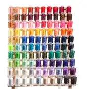 Embroidex 100 Spools Polyester Embroidery Machine Thread - STUNNING COLORS