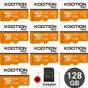 Wholesale 128GB 1/10/30PCS Micro SD U3 Memory Card SD TF Card With Free Adapter