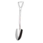 10Pcs Stainless Steel Iron Shovel Spoon Coffee Ice Cream Scoop Retro Cute Square Head Spoon Kitchen Gadget