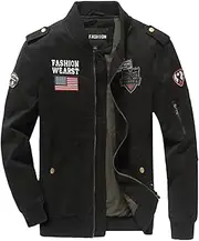 [yesSMI] Military Tactical Jacket Men Spring Autumn Cotton Army Outerwear Mens Jackets And Coats Cargo Flight Jacket Male
