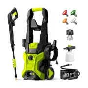 Electric Pressure Washer - 2.5 GPM Portable Lightweight Power Washer, 4 Quick...