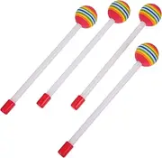 PartyKindom 4 Pcs Percussion Drumsticks for Durable Musical Instrument Accessories for Sensory Development and Music Performance