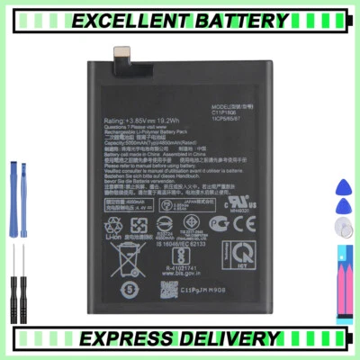 Replacement Battery C11P1806 For ASUS ZenFone 6 ZS630KL I01WD 5000mAh Battery