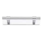 Helsinki Cabinet Pull with Backplate CTC96mm Brushed Chrome