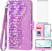 Phone Case for Samsung Galaxy Note 10 Glaxay Note10 5G Wallet Cover with Screen