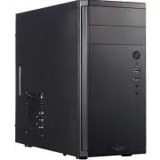 Brushed Aluminum Mini Tower Case for mATX - Enhanced Cooling & Stylish Design