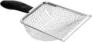 PENIKOKO Stainless Steel Litter Sifter for Cats and Reptiles Durable Rustproof Cat Litter Scoop with Fine Mesh Pet Waste for Easy Disposal and Maintenance