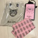 「全新正品」GUCCI GARDEN 貓頭帆布袋