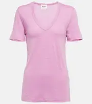 [Marant Etoile] Marant Etoile Kranger linen jersey T-shirt AU 12 purple