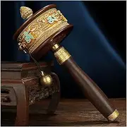 Hand Cranking Buddhist Prayer Wheel Hand Held Prayer Wheel Buddhist Prayer Wheel Used for Prayer, Blessing, Yoga