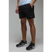 Mens Black Man Active Super Stretch 5inch Shorts