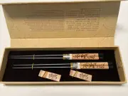 NIB YUNHONG Wooden Chinese Chopsticks - 2 Pair with Rests - Panda