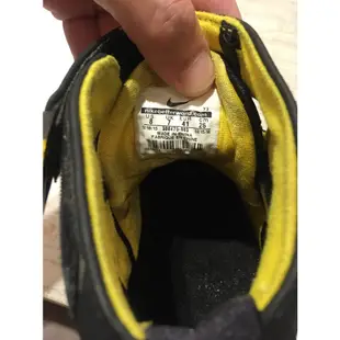 Nike ZOOM Huarache 2k4 Kobe 籃球鞋 黑黃配色 US8 八成新