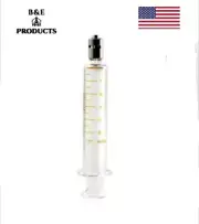 Glass Syringe 5ml Luer Lock With Metal Needle Special Welding Oil Container