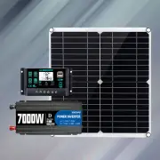 7000W Solar Kit 12V 110V Inverter Battery ChargerLighting/Camping 300W PanelkbzS