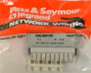 Pass & Seymour 2A145-CC6-G Single Port RJ45, Cat 6, T568 A/B Univ. Wiring -10 p