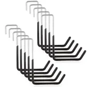 10 Pack Rafter Hanger Hooks, Heavy Duty Vinyl Coated Large S Hooks for Hangin...