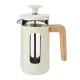 《La Cafetiere》Pisa法式濾壓壺(米白350ml) | 泡茶器 冷泡壺 沖茶器 法壓壺 咖啡壺 奶泡杯