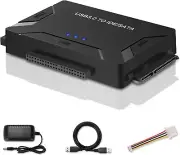USB 3.0 to IDE & SATA Converter External Hard Drive Adapter Kit 2.5"/3.5" Cable