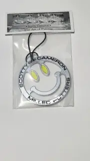 Scotty Cameron 2024 Mardi Gras Smiley Face Bag Tag