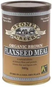 STONEY CREEK Organic Flaxseed Meal Brown 500g