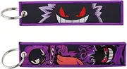 Got Drip? Embroidered Anime Jet Tag Keychians Horror Manga Monsters KeyRing Fobs for Motorcycle,Scooter,Car,Backpack,Motorbike (1 Pack), Jpm06