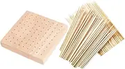 1 Set Clay Drying Table Cuticle Stick Doll Shelf Doll Display Stand Doll Rack Clay Figure Stand Cuticle Remover Peg Board Stand Cake Doll Stand Clay Doll Base Doll Model Base Wood