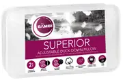 Bambi Superior Adjustable 2 in 1 Duck Feather and Down Pillow