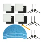 Replacement Kits for V8S Robotic Vacuum Cleaner/ V80 Max Robot Vacuum, Side Brushes,Filters, Mop Cl
