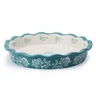 Pie Pan Ceramic Pie Dish Pie Plate Deep Dish Pie Pan Non-Stick Pie Pans for B...