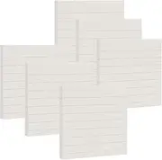 Khxriypha Sticky Notes 12 Packs, 3 x 3 Inches Adhesive Self-Stick Notes in Eye Protection Paper, Multiple Designs of Memo Pads for Reminders, Office, Home, School, Meeting, 50 Sheets/Pad-White Line