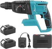 Electric Impact Hammer Drill Cordless SDS Rotary with Battery Charger