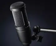 Audio-Technica AT2020 Cardioid Condenser Studio XLR Microphone, Ideal for studi