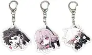 [EBTY DREAMS] Inc. - Set of 3 Danganronp Acrylic Keychain Nagito Komaeda, Chiaki Nanami, Makoto Naegi v1, Multicolored, Pendant Height: 2 inches