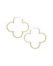 Rivka Friedman 18K Plated Hoops