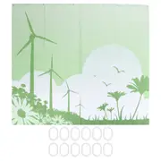 Blackout Curtains Waterproof Shower Curtain Blocking Drapes Window Curtain Panels for Bedroom Living Room Study HotelS