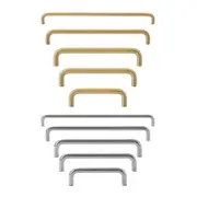 Cabinet Handles Modern Simple Drawer Pulls Silver Gold Vintage Long Door Handles