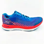 Skechers Go Run Razor Excess Blue Coral Womens Size 10 Athletic Running Shoes