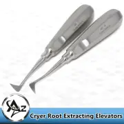 Set Of 2 Dental Elevator Cryer Left & Right Tooth Extracting Oral Surgery Tools