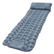 Self Inflating Mattress Camping Hiking Airbed Mat Sleeping with Pillow Bag Camp Grey