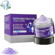 Teeth Restoration Mineral Powder, 50g Mineral Tooth Powder,Tooth Whitening Powder Natural, Mineral Tooth Powder, Dental Restoration Mineral Powder, Effective In Strengthening Teeth and Gums (1pc)