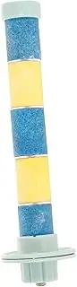 Happyyami Bird Perch Stand Grinding Stick for Parrots Durable Rough Surface for Cage Play and Training Enhances Bird for Parakeet Accessories