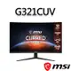 msi微星 G321CUV 31.5吋 曲面電競螢幕