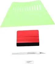 1 Set Wallpaper Tool Kit with Car Vinyl Wrap Squeegee Felt Edges for Bubble Removal Durable Window Film Application for Smooth Finishing and Wrapping Random Color