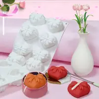 在飛比找蝦皮購物優惠-【美倫美】矽膠模 心形蝴蝶結矽膠模具 烘焙蛋糕模具 手工皂模