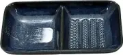 New Carefully Selected! Soba Monogatari Soba Doro, Azure Condiment Plate, 1 Piece